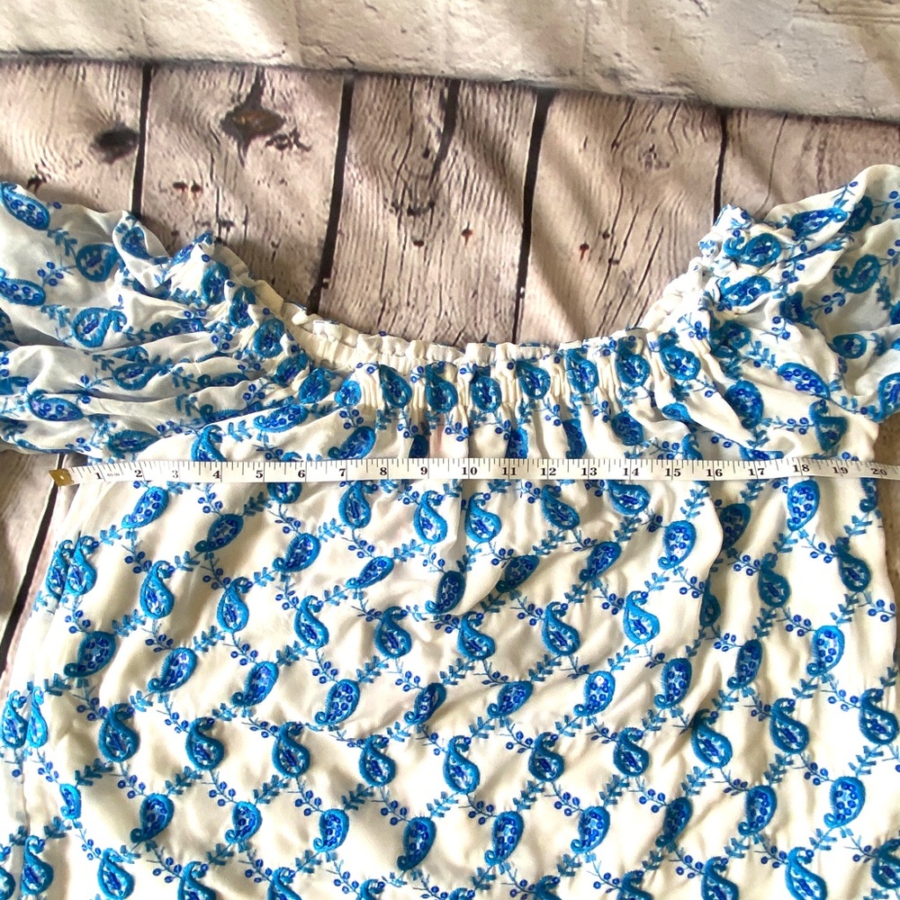 NWT Lilly Pulitzer Alva Off the Shoulder Top - Picture 12 of 15